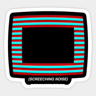 Screeching Noise ZX Spectrum 128k Sticker